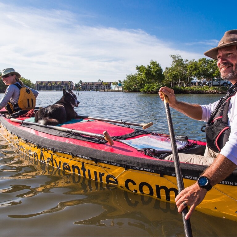 #162 – Four Years, One Canoe, One Happy Dog: The North American Odyssey of Jennifer Gosselin & Pierre Pepin