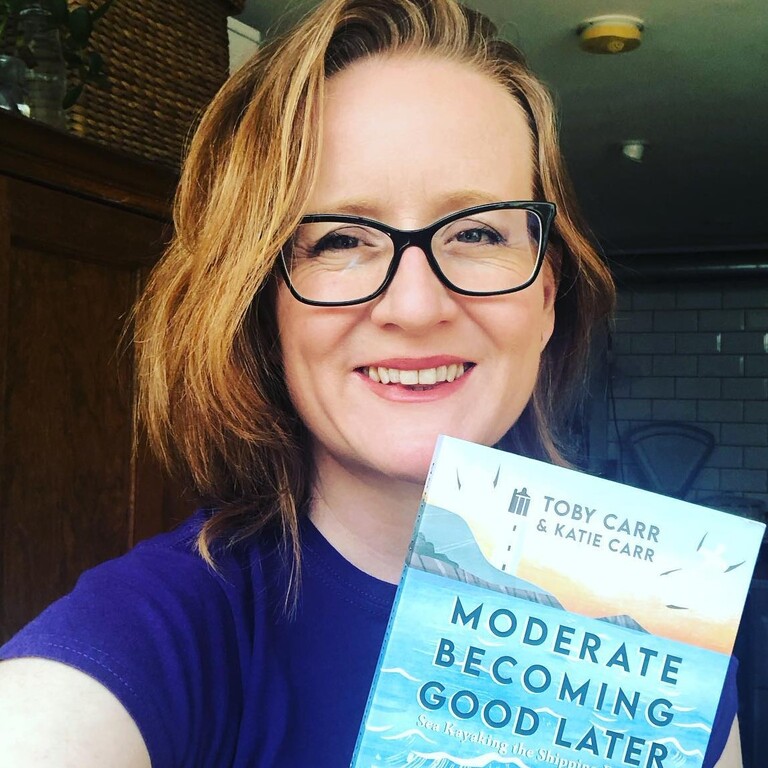 #167 – Katie Carr – Moderate becoming good later kayaking the shipping forecast with Toby Encore